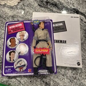 The Real Ghostbusters Retro-Action Peter‎ Venkman 8" Action Figure Mattel #13